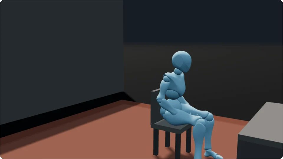Enter and take a seat
